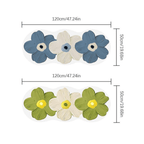 VitraNiva: Soft Non-Slip Rug with Floral Pattern – Decorative for Bedrooms, Hallways & Small Spaces