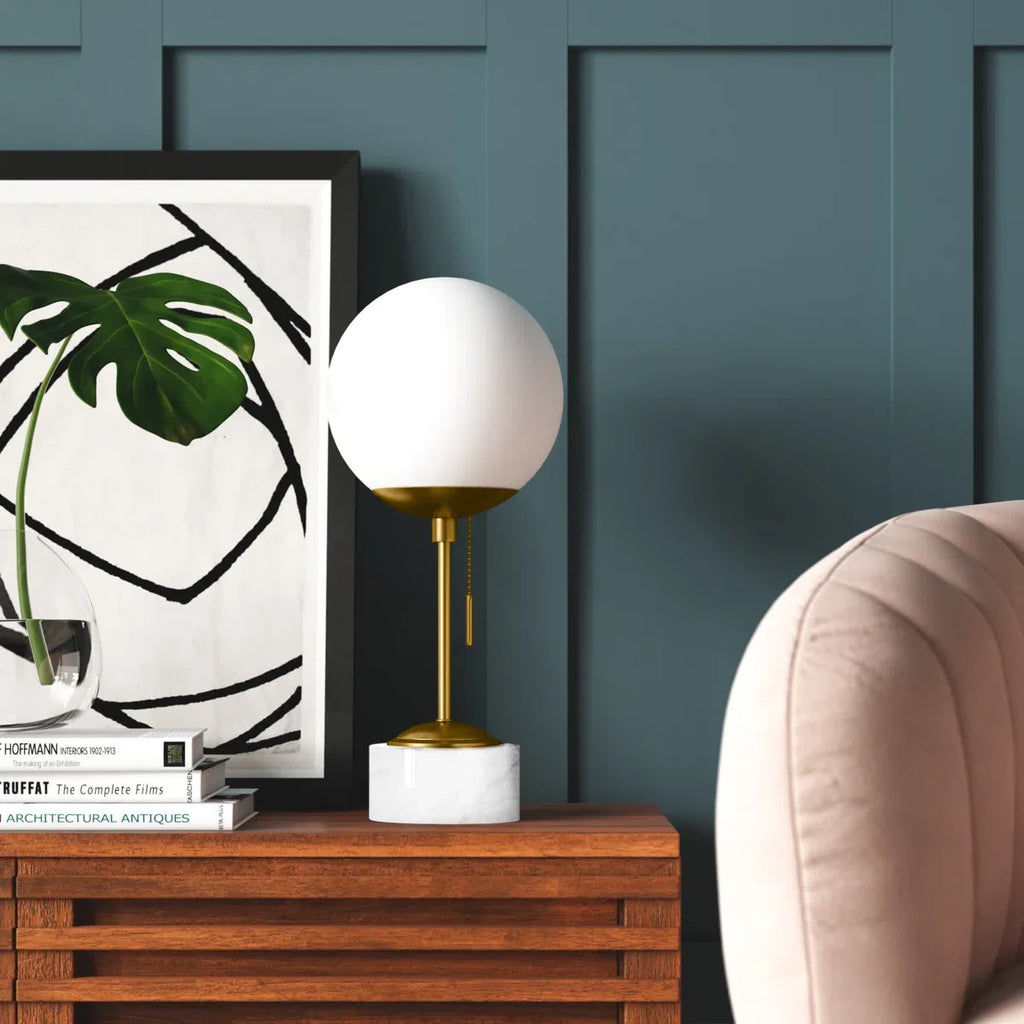 Vittoria marble table lamp