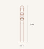 Viro LED Floor Lamp | Floating Glass Spheres, Dimming Function