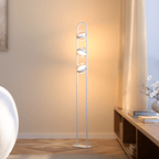 Viro LED Floor Lamp | Floating Glass Spheres, Dimming Function