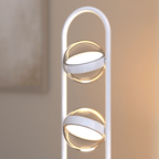 Viro LED Floor Lamp | Floating Glass Spheres, Dimming Function