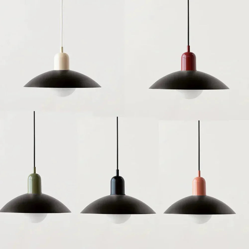VivaRetro: Colorful Pendant Light Metal – Colorful LED Hanging Lamp for Dining Room & Kitchen