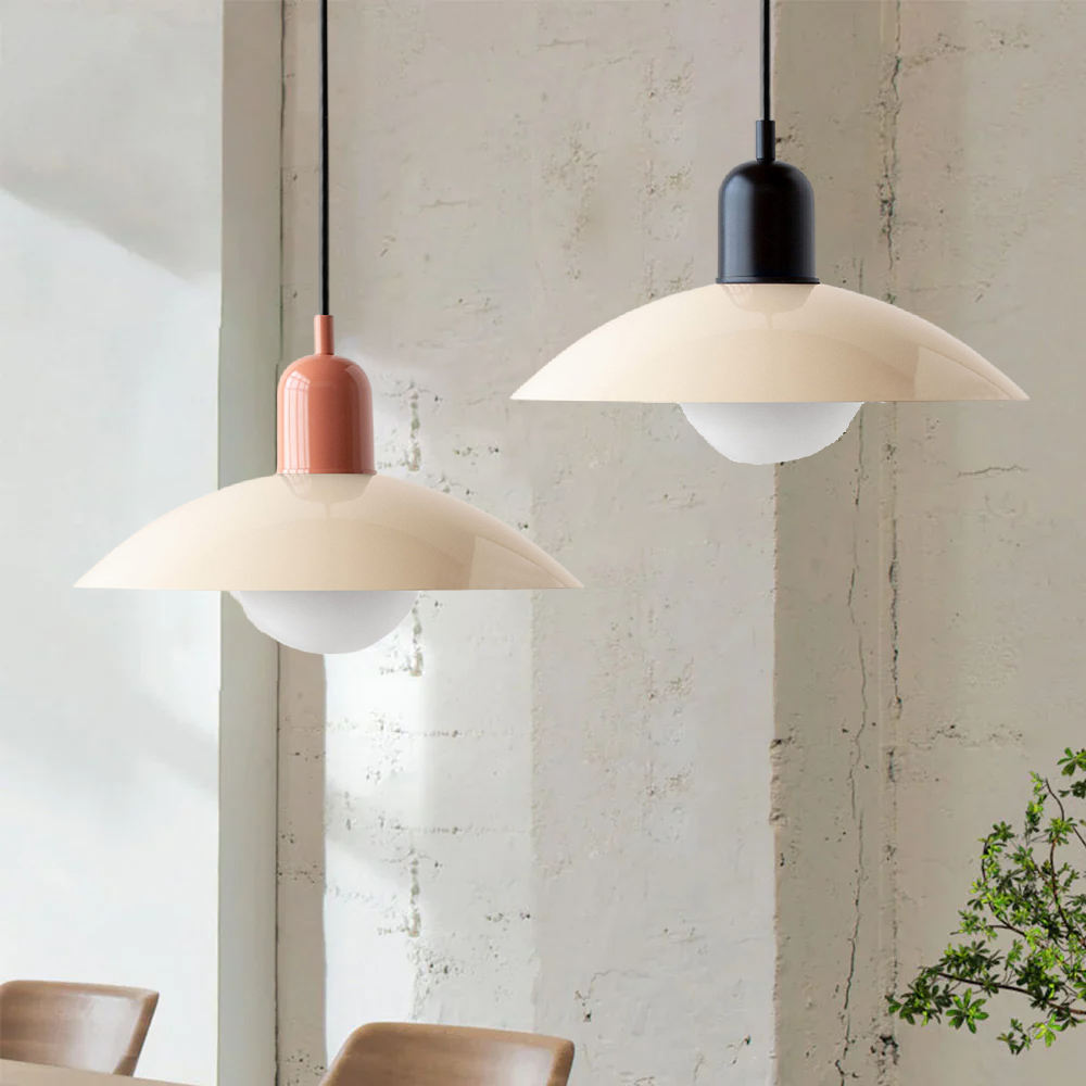 VivaRetro: Colorful Pendant Light Metal – Colorful LED Hanging Lamp for Dining Room & Kitchen