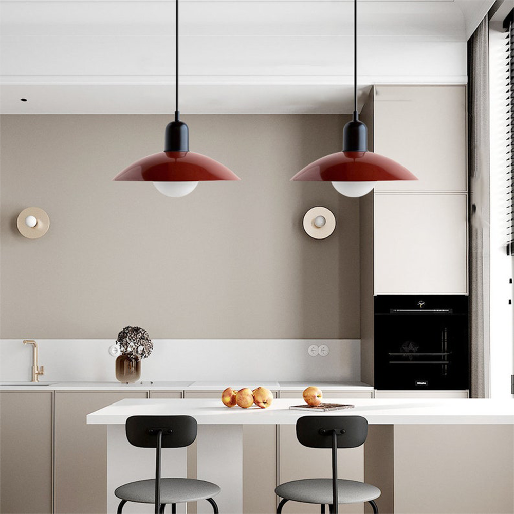 VivaRetro: Colorful Pendant Light Metal – Colorful LED Hanging Lamp for Dining Room & Kitchen