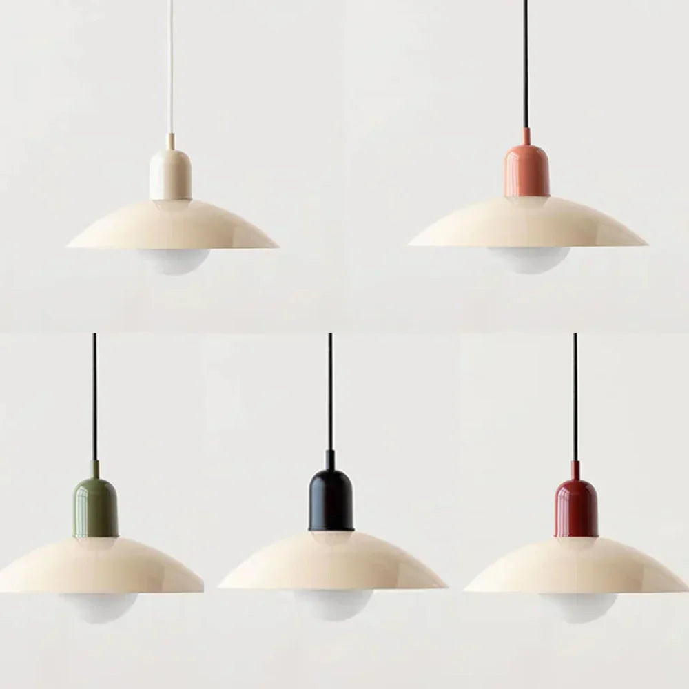 VivaRetro: Colorful Pendant Light Metal – Colorful LED Hanging Lamp for Dining Room & Kitchen