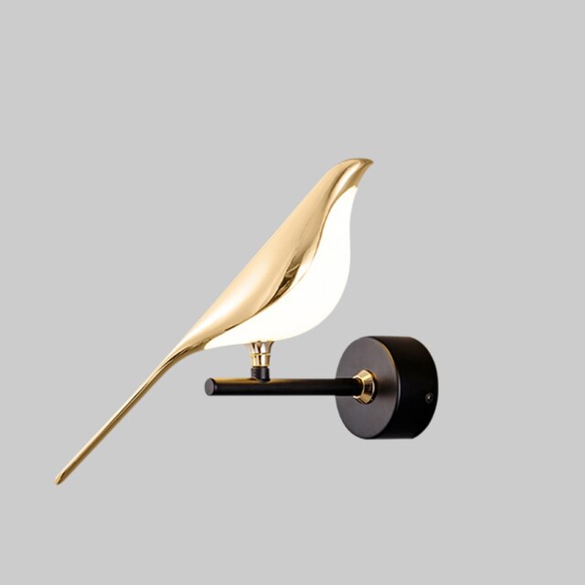 BirdLight: Modern LED Wall Lamp in Bird Design for Stylish Interiors