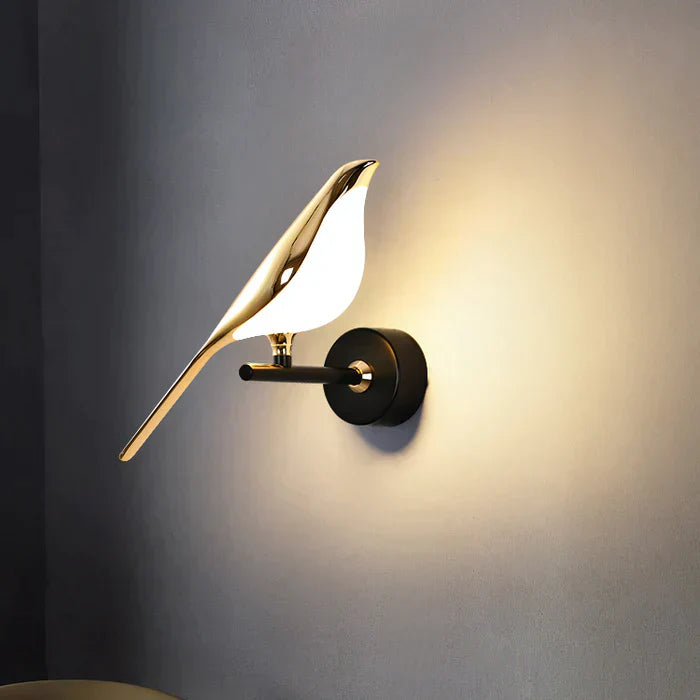 BirdLight: Modern LED Wall Lamp in Bird Design for Stylish Interiors