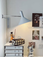 Adjustable Articulated Metal Wall Light, Plug-In