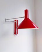 Adjustable Articulated Metal Wall Light, Plug-In