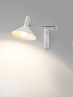 Adjustable Articulated Metal Wall Light, Plug-In