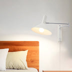 Adjustable Articulated Metal Wall Light, Plug-In