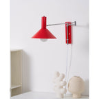 Adjustable Articulated Metal Wall Light, Plug-In