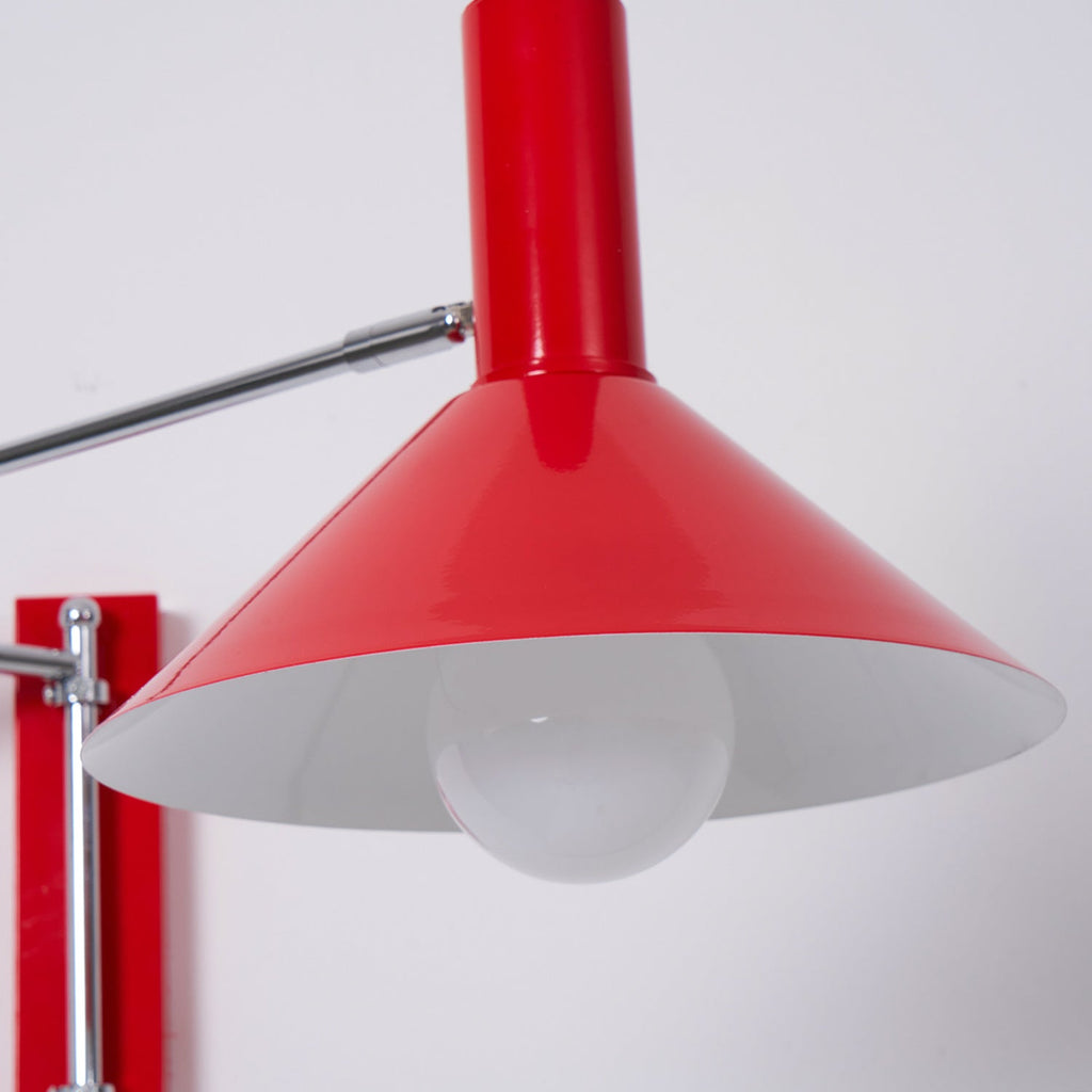 Adjustable Articulated Metal Wall Light, Plug-In
