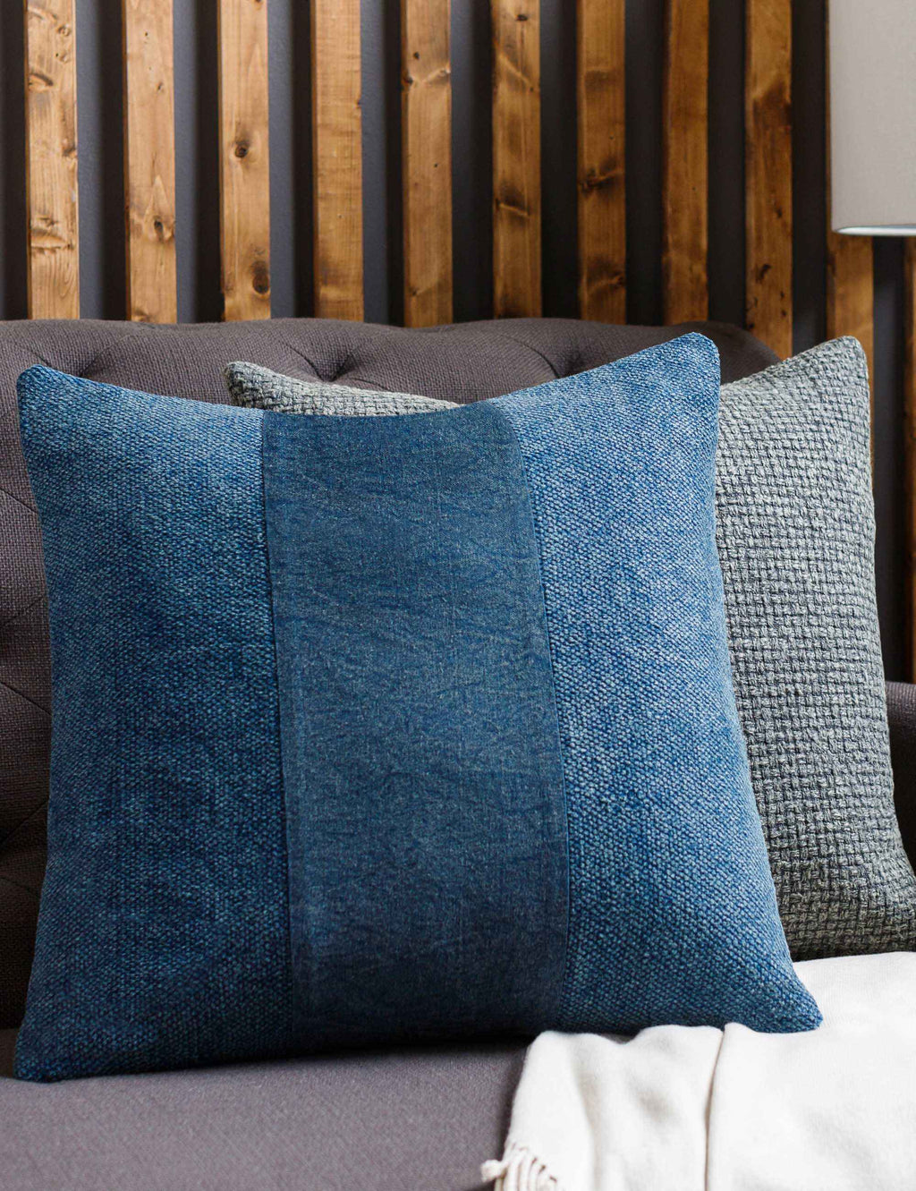 Ava Accent Pillow | Handwoven Stripe Design