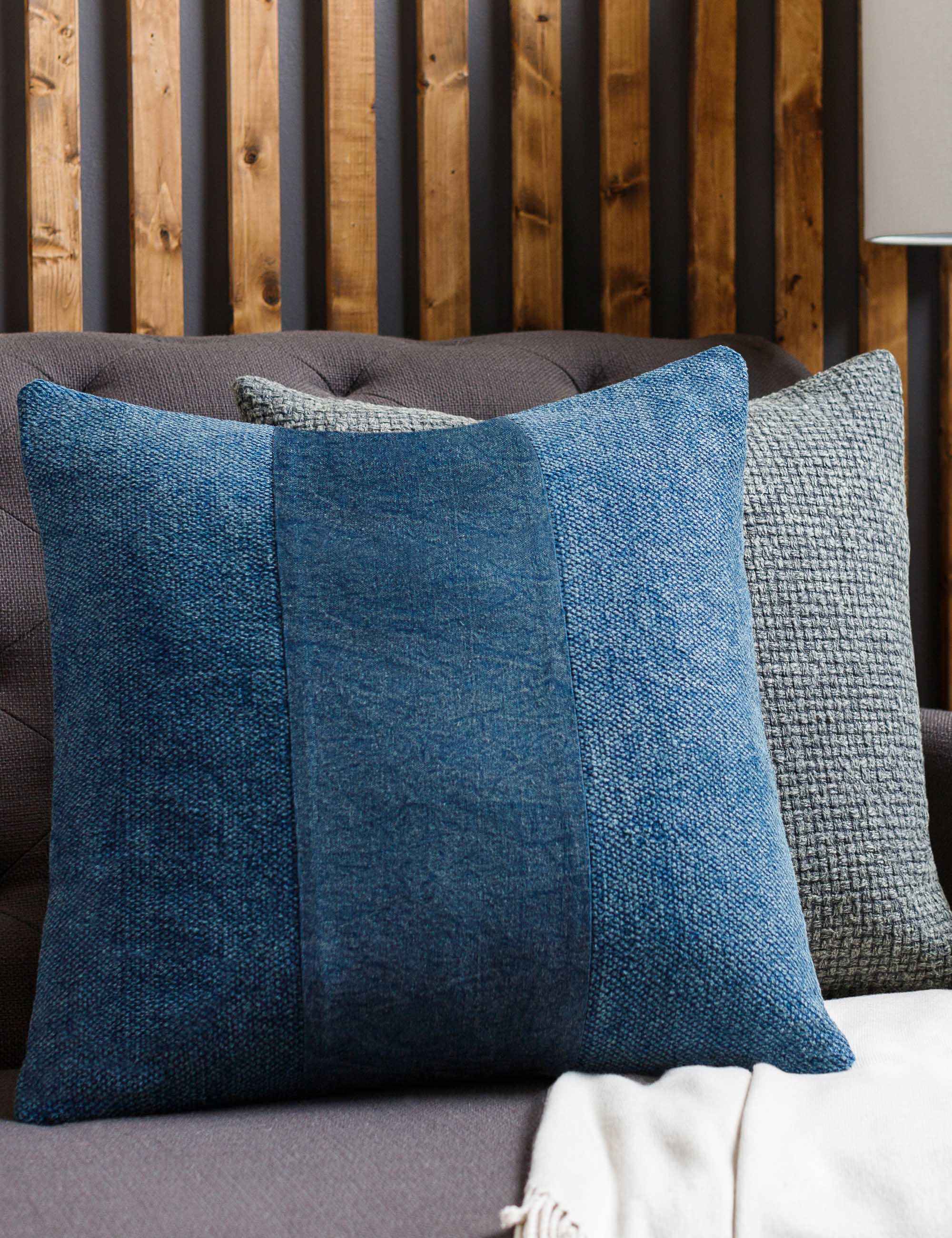Ava Accent Pillow | Handwoven Stripe Design