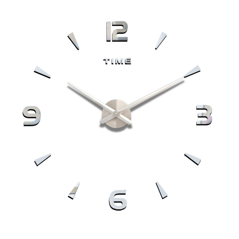 Wall Clock Analog Battery Operated Minimalist Silent Non Ticking Modern Home Living Room Bedroom Office Decor