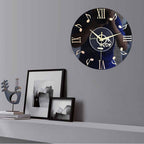 Wall Clock, Quartz Movement, Acrylic Construction, Music Note Dial