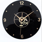 Wall Clock, Quartz Movement, Acrylic Construction, Music Note Dial