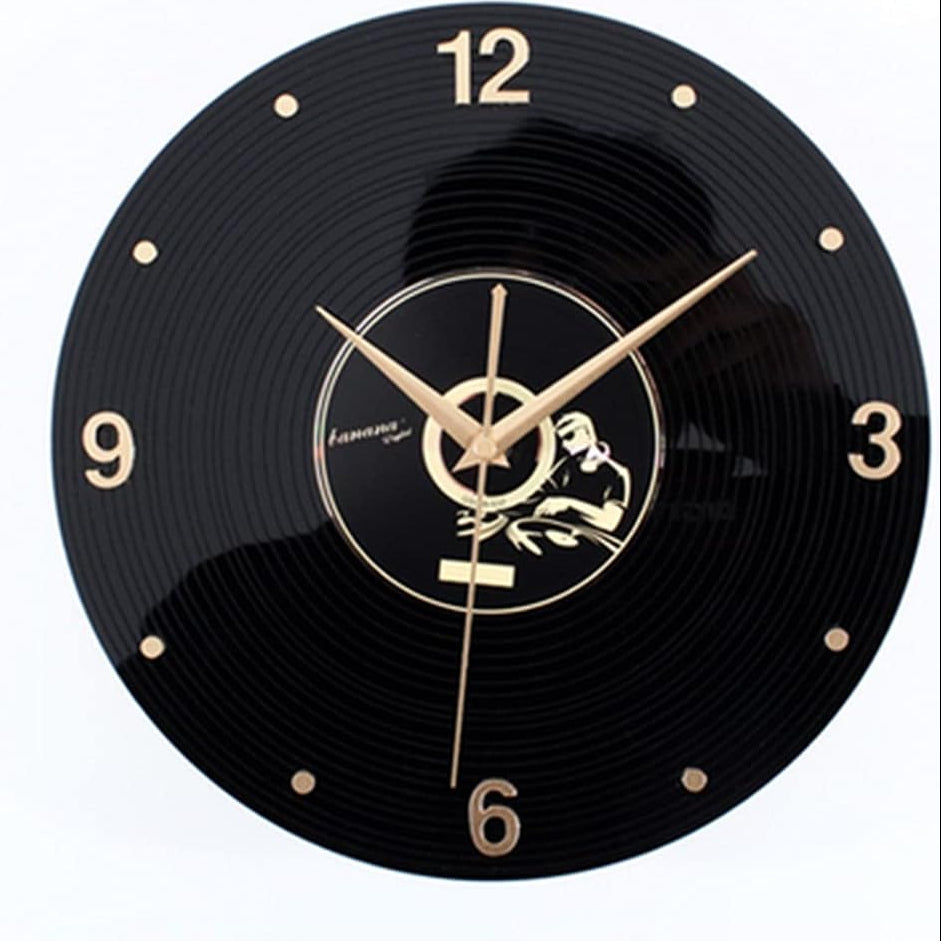 Wall Clock, Quartz Movement, Acrylic Construction, Music Note Dial
