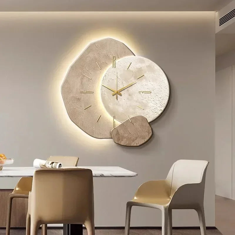 Wall Clock, Silent Movement, Irregular Shape, Decorative Design