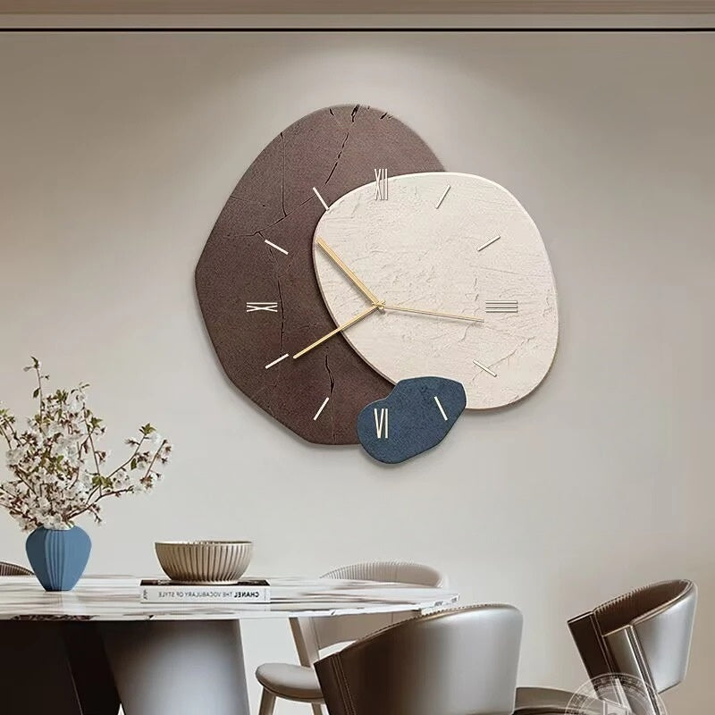 Wall Clock, Silent Movement, Irregular Shape, Decorative Design