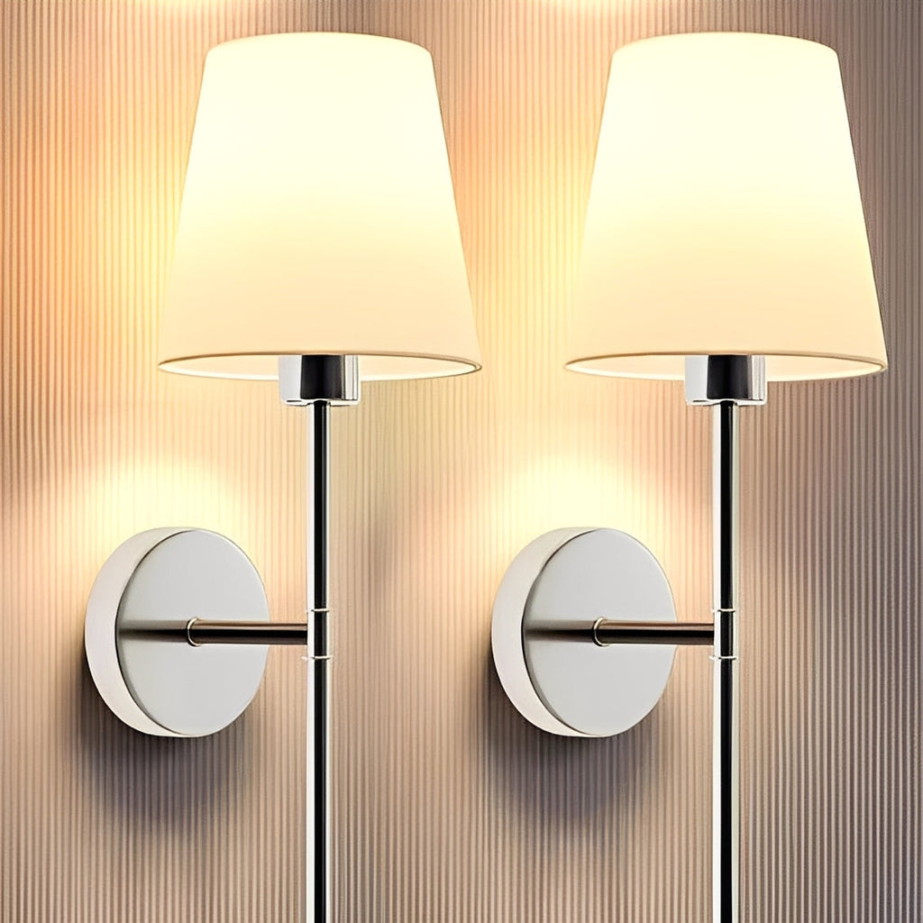 Wall Light LED Rechargeable Wireless 20.5 in Adjustable Color Temperature Black Gold Silver