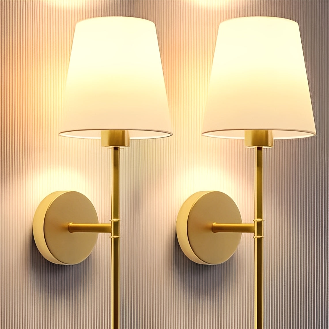 Wall Light LED Rechargeable Wireless 20.5 in Adjustable Color Temperature Black Gold Silver