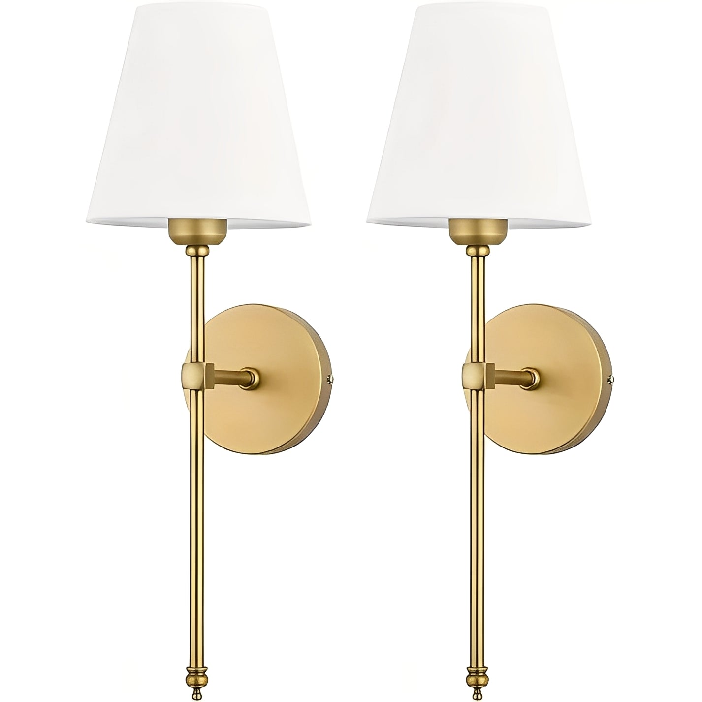 Wall Light LED Rechargeable Wireless 20.5 in Adjustable Color Temperature Black Gold Silver