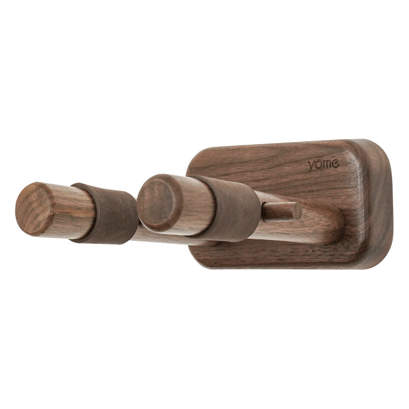 Guitar Wall Hanger, Wood Construction, Wall Mounted, Adjustable Hook Design