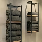 Wall Mounted Bathroom Towel Rack – Durable Iron Towel Holder