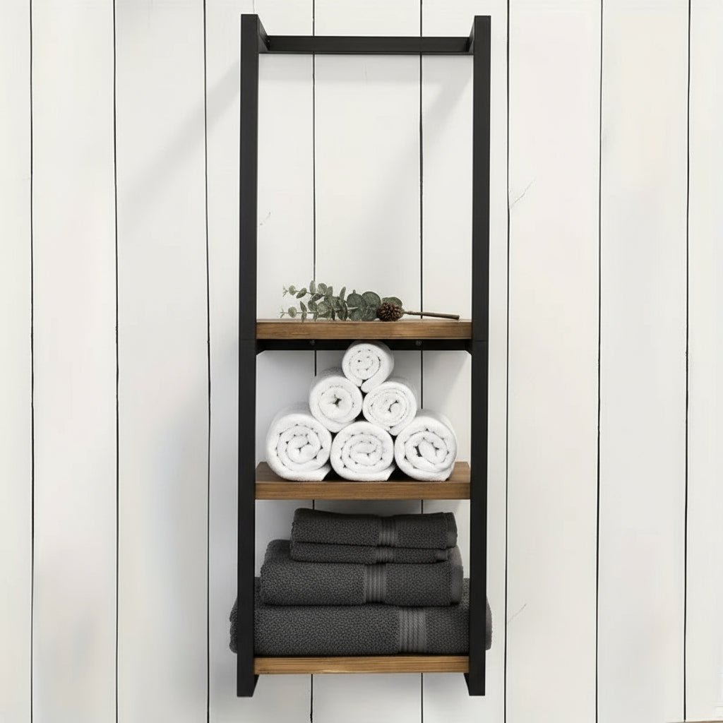 Wall Mounted Bathroom Towel Rack – Durable Iron Towel Holder