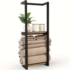 Wall Mounted Bathroom Towel Rack – Durable Iron Towel Holder