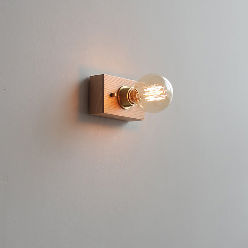 Wall Sconce, Exposed Bulb Design, E27 Base, Wall Mounted