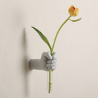 Wall Vase Hand Shape Tube Wall Mounted
