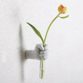 Wall Vase Hand Shape Tube Wall Mounted
