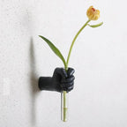 Wall Vase Hand Shape Tube Wall Mounted