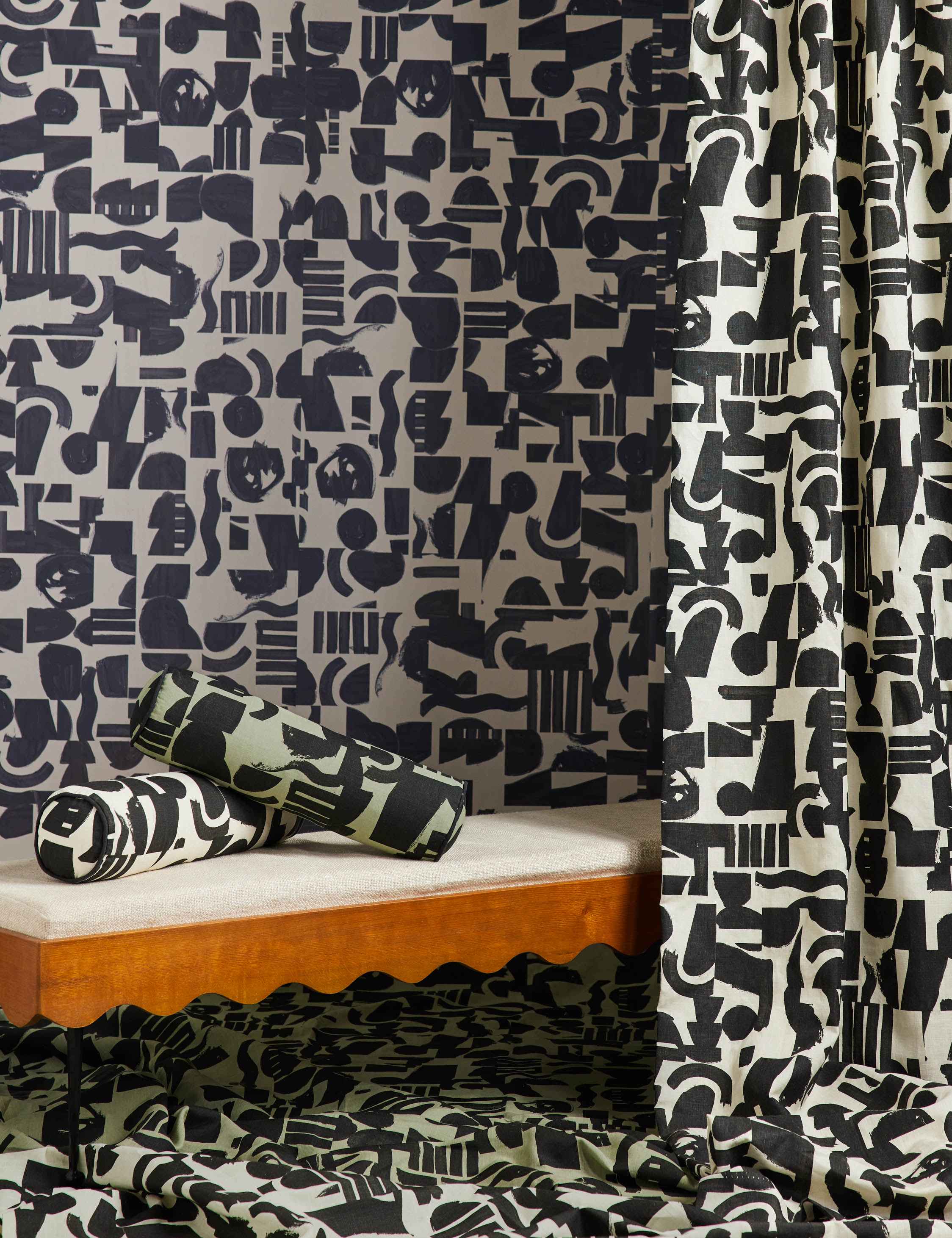 Organic Shapes Wallpaper by Sarah Sherman Samuel