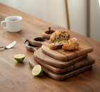 Caldrino – Walnut Wooden Cutting Boards Set of 2