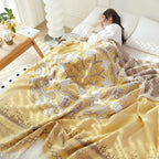 WandernBoho: Stylish Cotton Blanket with Geometric Pattern & Boho Look – for Living & Sleeping Areas
