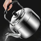 HeatElegance: Stainless Steel Kettle with High Capacity & Modern Look – for Kitchen & Restaurant