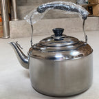 HeatElegance: Stainless Steel Kettle with High Capacity & Modern Look – for Kitchen & Restaurant