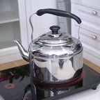 HeatElegance: Stainless Steel Kettle with High Capacity & Modern Look – for Kitchen & Restaurant