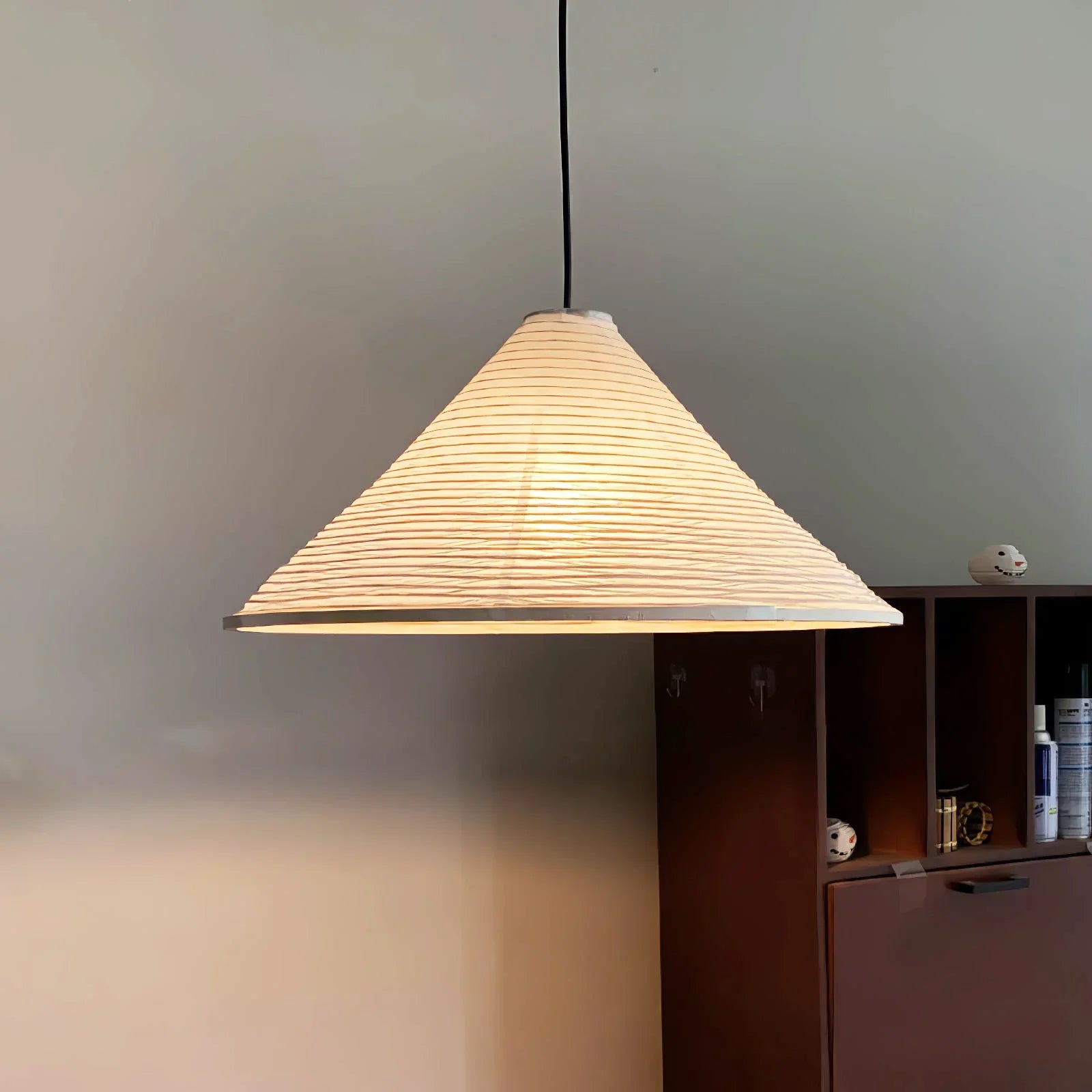Velorian - Japandi Washi Paper Hanging Lamp