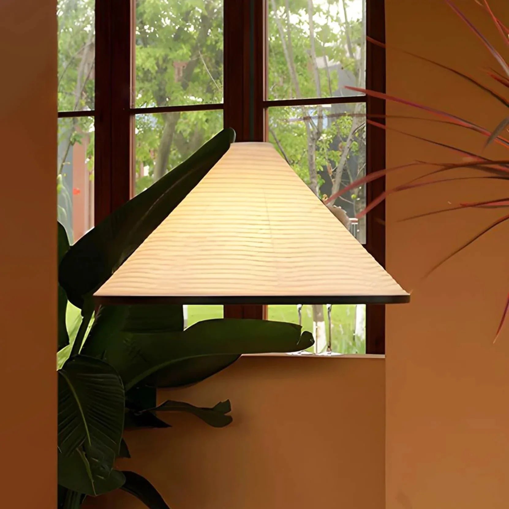 Velorian - Japandi Washi Paper Hanging Lamp