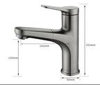 Wassi: Pull-Out Sink Faucet – Flexible Design for Modern Bathrooms