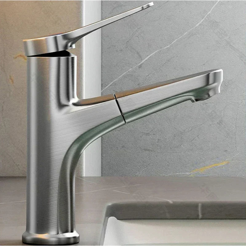 Wassi: Pull-Out Sink Faucet – Flexible Design for Modern Bathrooms