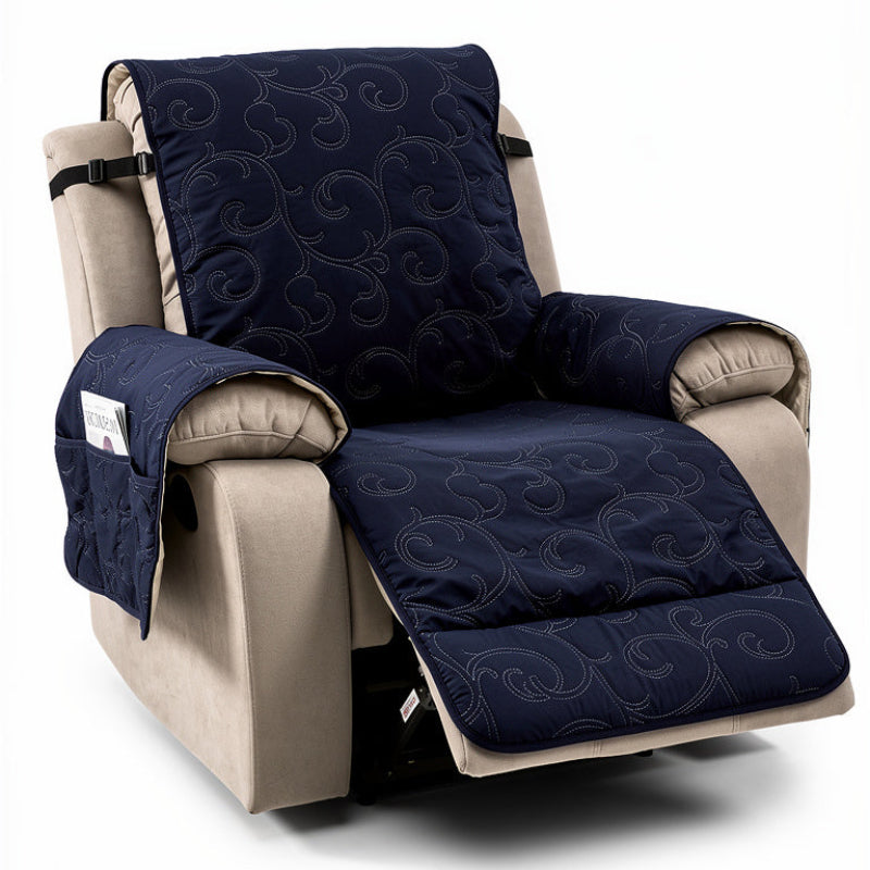 Recliner Slipcover Waterproof Plush Machine Washable Furniture Protector