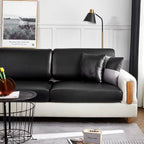 Sofa Cushion Cover Waterproof PU Leather Stretch, Easy Clean