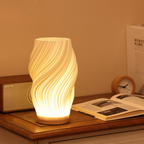 WaveLume: Modern Table Lamp with Wave Design – Elegant LED Lamp for Living Room & Bedroom