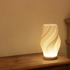 WaveLume: Modern Table Lamp with Wave Design – Elegant LED Lamp for Living Room & Bedroom
